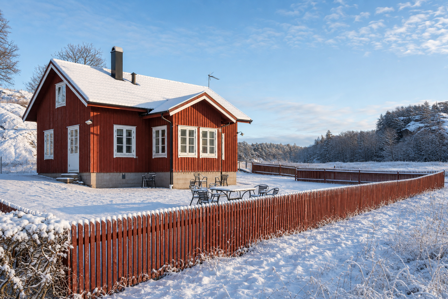 Före: Snö och vinter